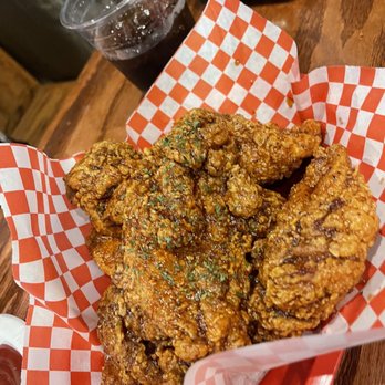 Ko Chicken - 6 piece boneless chicken thighs with yum yum sauce - Chicken Wings Near Me - Flower Mound, Texas Ko Chicken - 6 piece boneless chicken thighs with yum yum sauce - Chicken Wings Near Me - Flower Mound, Texas