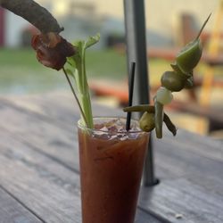 Bratz Y'all! - Bloody Mary. Don't like the appearance confuse you. The only good part about this was the sausage and the bacon.!!