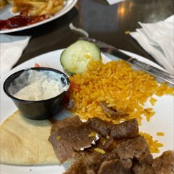 Little Greek Fresh Grill - Kids gyro plate!   My son loves their gyro meat. Delicious and perfect size!