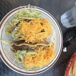 Chicken taco & Ground beef taco