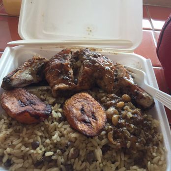 Jamaica Kitchen - Jerk Chicken, rice and peas, plantains - Caribbean Near Me - Miami, Florida Jamaica Kitchen - Jerk Chicken, rice and peas, plantains - Caribbean Near Me - Miami, Florida