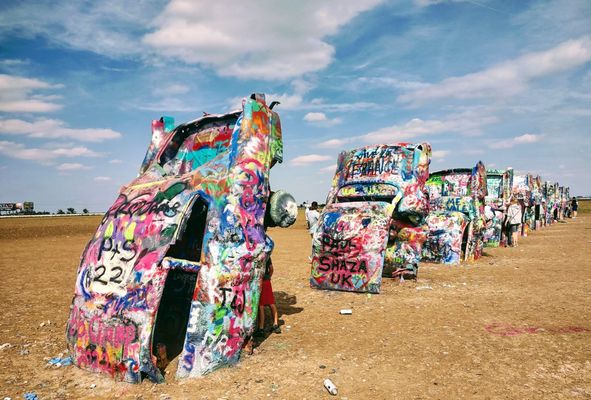 Cadillac Ranch by null