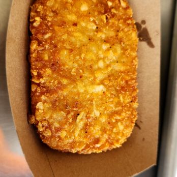 Eat Crispy Burger Convoy - Hash brown that goes in the Bigger Batter Mac - Burgers Near Me - San Diego, California