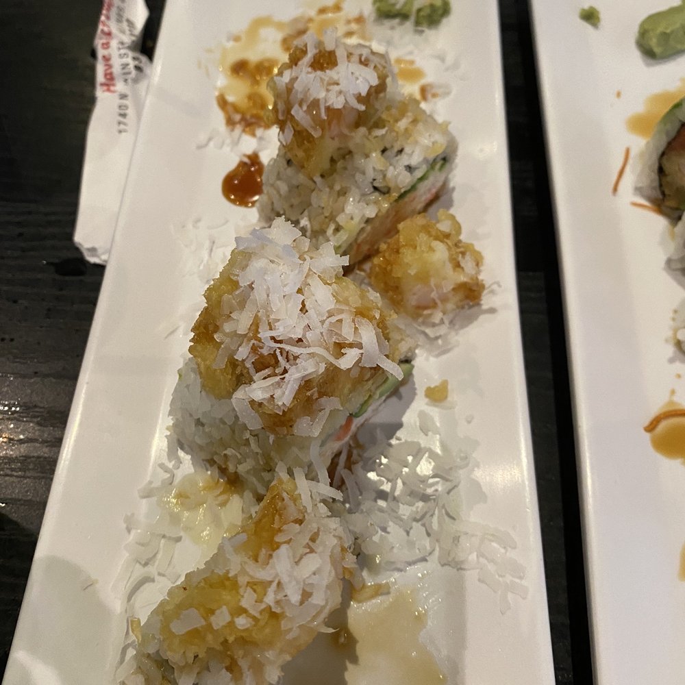 Arigato Sushi - Pina colada roll - Sushi Bars Near Me - Salinas, California Arigato Sushi - Pina colada roll - Sushi Bars Near Me - Salinas, California