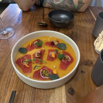 Lotus Noodle Bar - Tuna sashimi starter - Ramen Near Me - St. Augustine, Florida