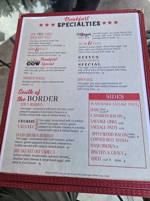 Menu photo 1 Villager Restaurant & Catering Kent, CT Menu photo 1 Villager Restaurant & Catering Kent, CT