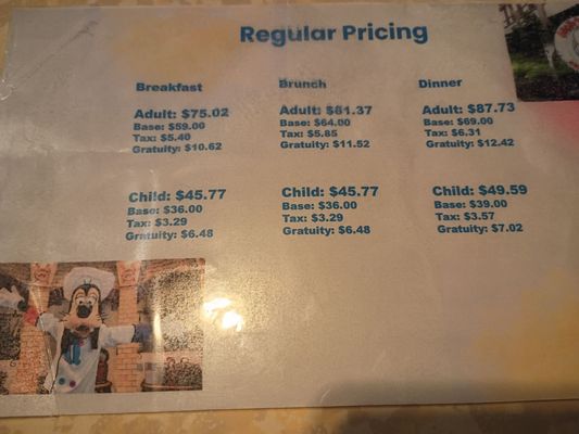 Menu photo 1 Goofy's Kitchen Anaheim, CA