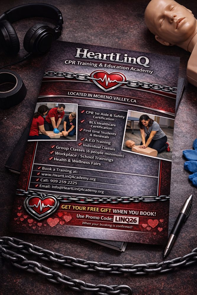 HeartLinQ CPR Training & Education Academy - social services organization in Moreno Valley, CA
