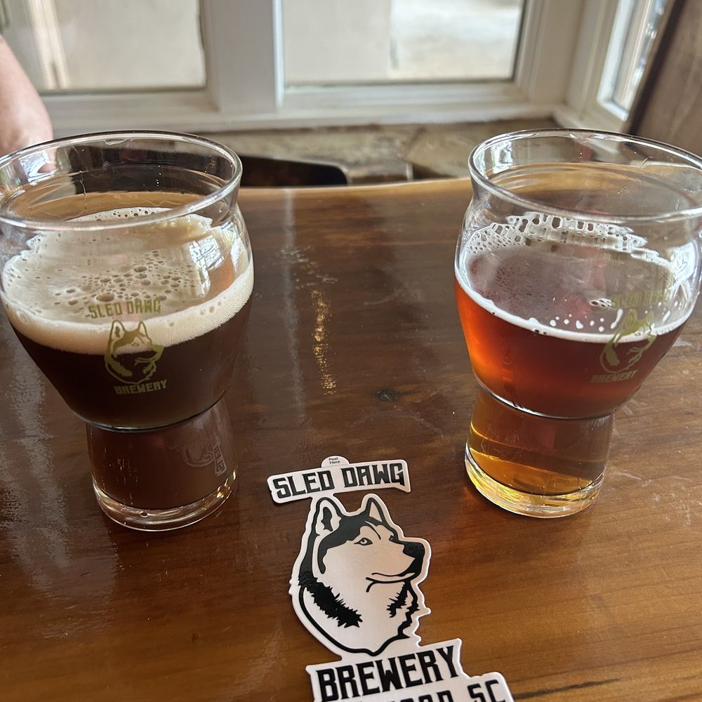 Sled Dawg Brewery - Yummy samples and cool stickers - Breweries Near Me - Greenwood, South Carolina Sled Dawg Brewery - Yummy samples and cool stickers - Breweries Near Me - Greenwood, South Carolina