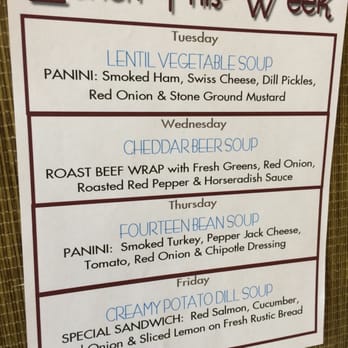 Rogue's Garden - a menu for lunch this week - Health Markets Near Me - Valdez, Alaska Rogue's Garden - a menu for lunch this week - Health Markets Near Me - Valdez, Alaska
