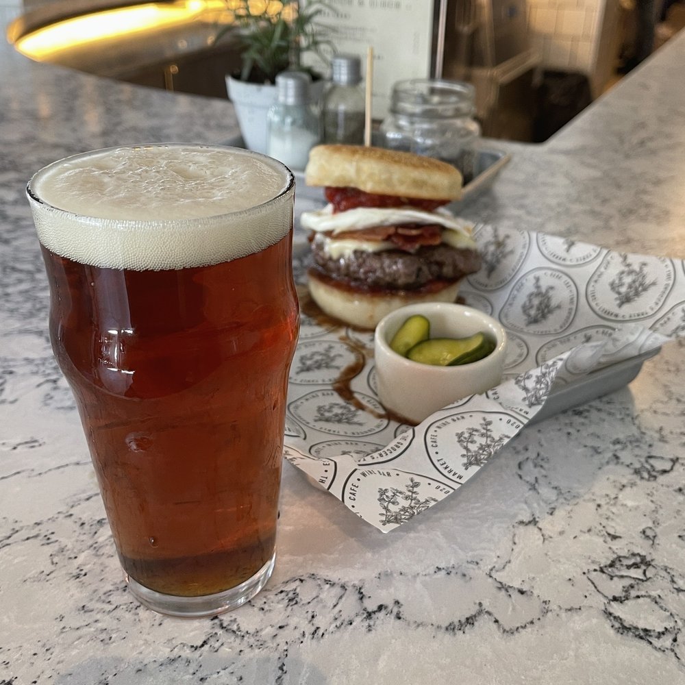 The Grocer's Table - All Day Breakfast Burger - Cafes Near Me - Wayzata, Minnesota