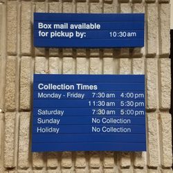 USPS - Collection time varies throughout the day
