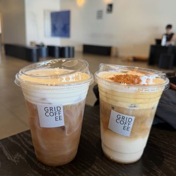 Grid Coffee - Madagascar vanilla latte and einspanner latte - Coffee & Tea Near Me - Santa Ana, California Grid Coffee - Madagascar vanilla latte and einspanner latte - Coffee & Tea Near Me - Santa Ana, California