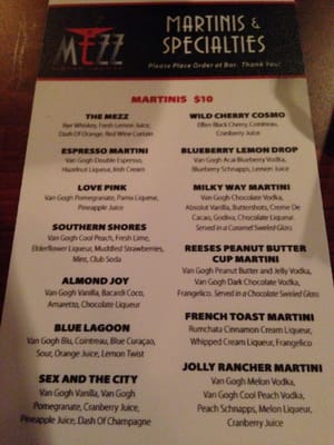 Menu photo 5 Mezz Bistro Lounge Burnsville, MN Menu photo 5 Mezz Bistro Lounge Burnsville, MN