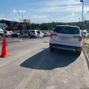 Local Goat - View of parking lot from door - New American Near Me - Pigeon Forge, Tennessee
