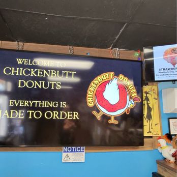 Chickenbutt Donuts - Sign - Donuts Near Me - Chapin, South Carolina Chickenbutt Donuts - Sign - Donuts Near Me - Chapin, South Carolina