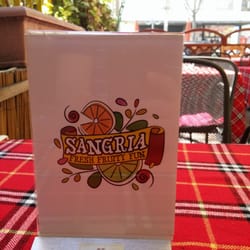 Restaurant La Bodega - 20 seats outside. Close to the street but still very nice with a sunroof and a few plants.