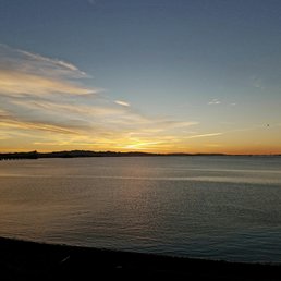 Sunrise, San Rafael-Richmond bridge to the left.