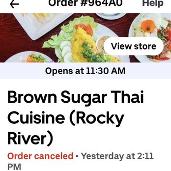 Brown Sugar Thai Cuisine - Proof of cancellation after speaking with someone at Brown Sugar Thai Cuisine. - Thai Near Me - Rocky River, Ohio Brown Sugar Thai Cuisine - Proof of cancellation after speaking with someone at Brown Sugar Thai Cuisine. - Thai Near Me - Rocky River, Ohio