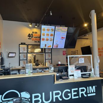 BurgerIM - the counter of a fast food restaurant - Burgers Near Me - Harrisburg, Pennsylvania