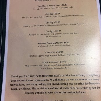 Callahan's Restaurant - American Near Me - Elkhart, Indiana