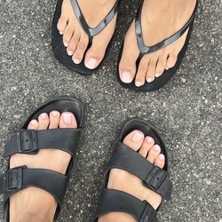 Aliso Nails & Spa - French gel pedicure