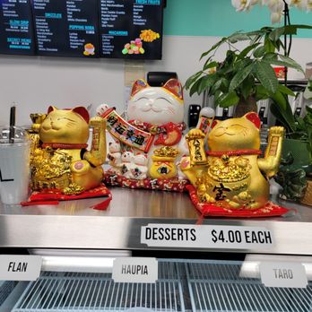 Boba Cafe - Some of their Lucky Cat Collection- gotta acknowledge that - Juice Bars & Smoothies Near Me - Las Vegas, Nevada Boba Cafe - Some of their Lucky Cat Collection- gotta acknowledge that - Juice Bars & Smoothies Near Me - Las Vegas, Nevada