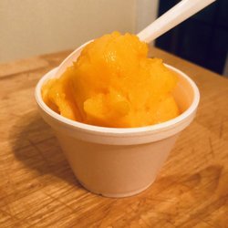 1 scoop mango sorbet  Only $1.80!