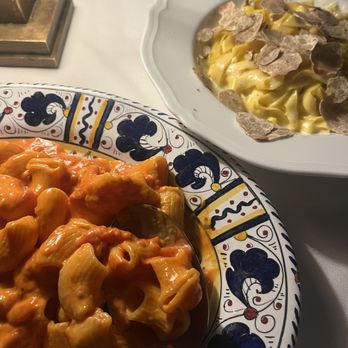 Carbone Dallas - Spicy Rigatoni and Truffle Fettucine - Italian Near Me - Dallas, Texas