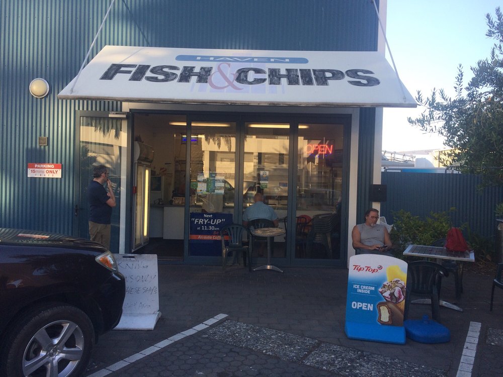 Haven Fish & Chips Seafood 268 Wakefield Quay, Nelson, New Zealand