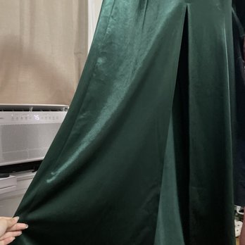 Moloty Bridal Atelier - Dress with added slit - Sewing & Alterations Near Me - Queens, New York Moloty Bridal Atelier - Dress with added slit - Sewing & Alterations Near Me - Queens, New York