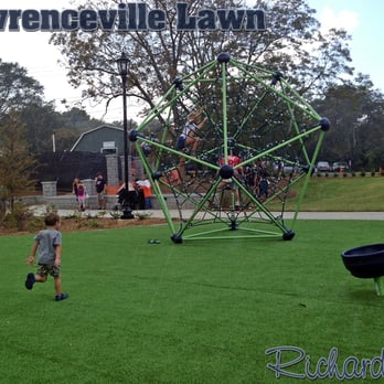 Lawrenceville Lawn - Very modern kids playground with padded artificial turf! - Parks Near Me - Lawrenceville, Georgia Lawrenceville Lawn - Very modern kids playground with padded artificial turf! - Parks Near Me - Lawrenceville, Georgia