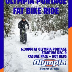 Olympia - Group rides - in the winter we ride the fat bike trails near and far.