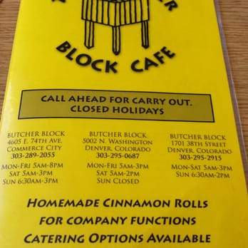 Butcher Block Cafe - The menu. - Breakfast & Brunch Near Me - Denver, Colorado Butcher Block Cafe - The menu. - Breakfast & Brunch Near Me - Denver, Colorado