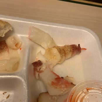 Fuji Buffet & Grill - this is supposed to be bacon wrapped around crab but the bacon was raw and all white - Buffets Near Me - Mentor, Ohio Fuji Buffet & Grill - this is supposed to be bacon wrapped around crab but the bacon was raw and all white - Buffets Near Me - Mentor, Ohio