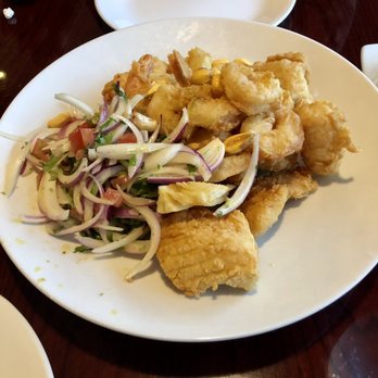 Chalan on the Beach - Fried Fish and shrimp appetizer - Latin American Near Me - Miami Beach, Florida Chalan on the Beach - Fried Fish and shrimp appetizer - Latin American Near Me - Miami Beach, Florida