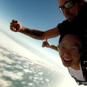 GoJump Oceanside - Birthday girl celebrating her first day of adulthood - Skydiving Near Me - Oceanside, California