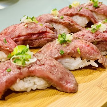 Sushi Ichimoto - Beef nigiri - Sushi Bars Near Me - Hayward, California Sushi Ichimoto - Beef nigiri - Sushi Bars Near Me - Hayward, California