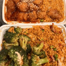 Hunan House - H7. Sesame Chicken D2. Chicken with Broccoli