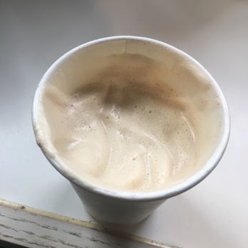 Emissary - So ridiculous...all foam-still can't see where the drink begins - soy chai latte $3.91 - Coffee & Tea Near Me - Washington, DC, District of Columbia