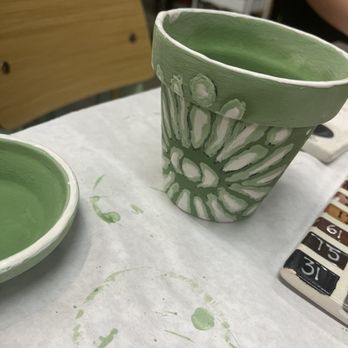 Color Me Mine - Before - Art Classes Near Me - Pasadena, California