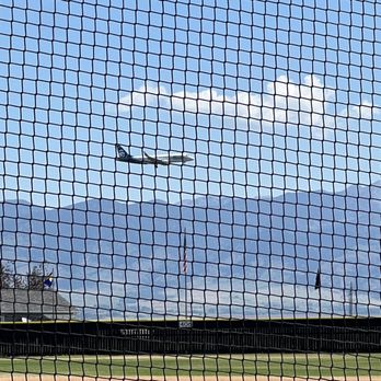Alaska Airlines - Flying past the bandit baseball stadium - Airlines Near Me - Belgrade, Montana Alaska Airlines - Flying past the bandit baseball stadium - Airlines Near Me - Belgrade, Montana