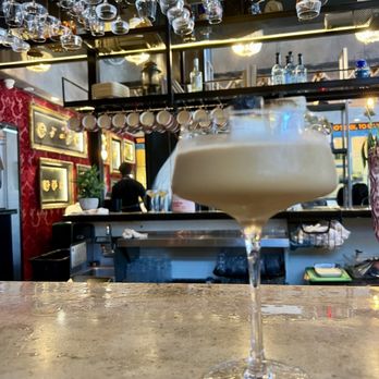 6th & G Breakfast - Espresso martini!  It came with 2 grilled marshmallows.  Very delicious! - Breakfast & Brunch Near Me - San Diego, California