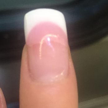 Art Nail - I needed this nail fixed. I ended up with this! Looks like she just "bandaged it". She didn't even ask if I wanted a new nail! - Nail Salons Near Me - Walnut, California