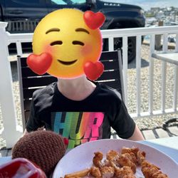 The Point - Outside.. gorgeous day.. chix fingers and fries... what more do you need?