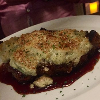 Ocean Prime - Blue cheese crusted NY strip. So good - Seafood Near Me - Beverly Hills, California Ocean Prime - Blue cheese crusted NY strip. So good - Seafood Near Me - Beverly Hills, California