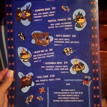 Pagan Idol - Bowl menu - Tiki Bars Near Me - San Francisco, California