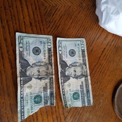 Penny's Cafe - This is the money I got from her ATM