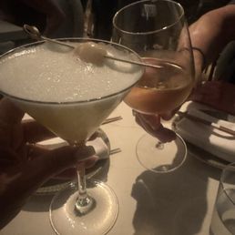 Japanese lychee martini & Sauvignon Blanc