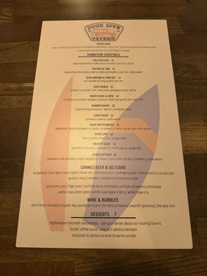 Menu photo 2 Duck Dive Tavern Virginia Beach, VA Menu photo 2 Duck Dive Tavern Virginia Beach, VA
